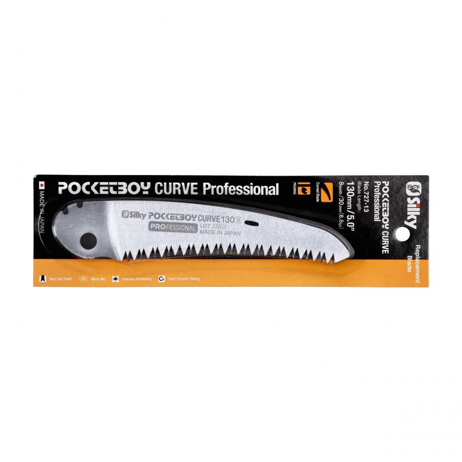 Silky Pocketboy Curve 130-8 saw blade 2/2