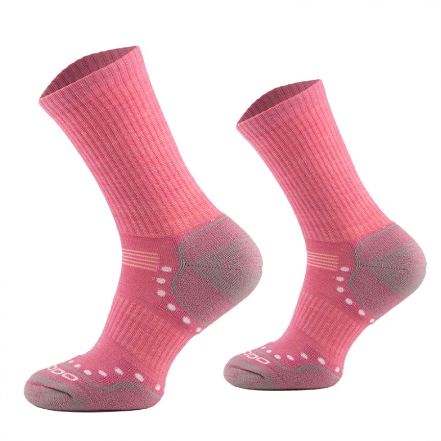 Skarpety Comodo Alpaca Merino wool Light Hiker STAL różowe 1/1