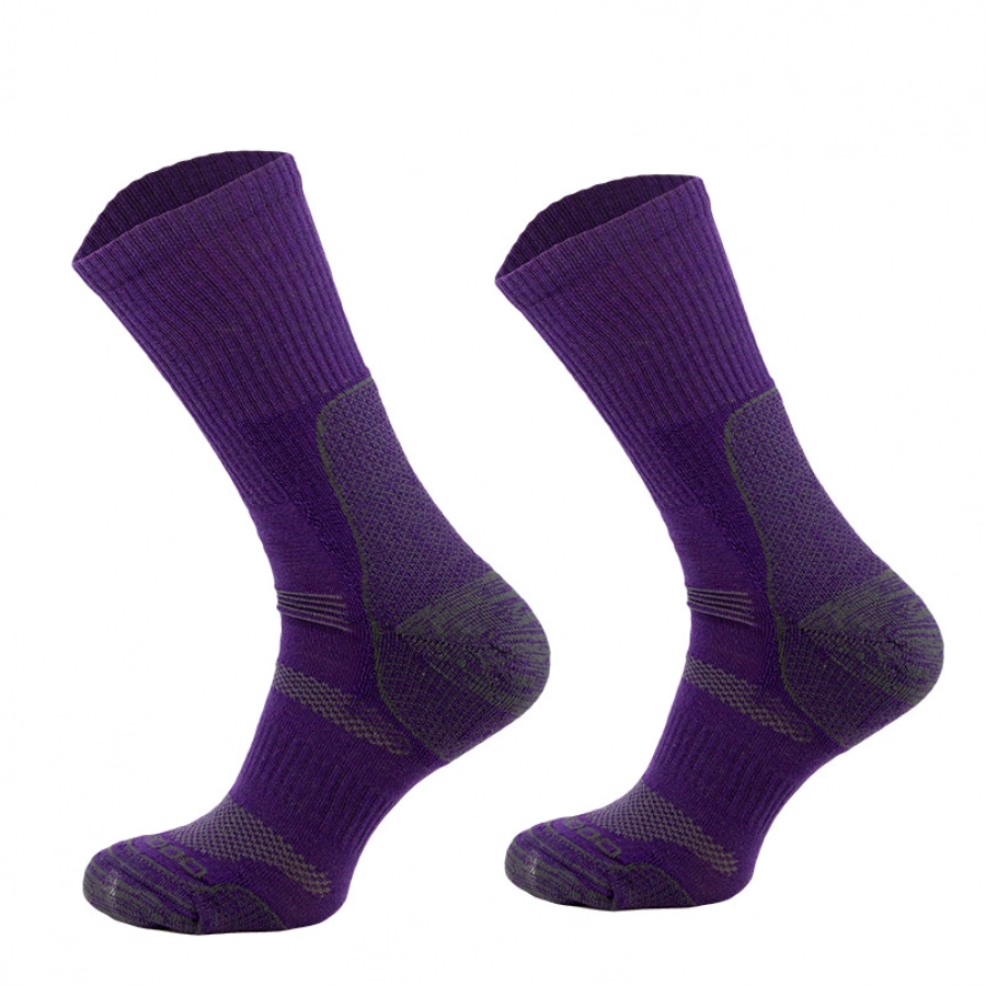 Skarpety Comodo Hunting Merino wool Hiker TRE12 fioletowe 1/1