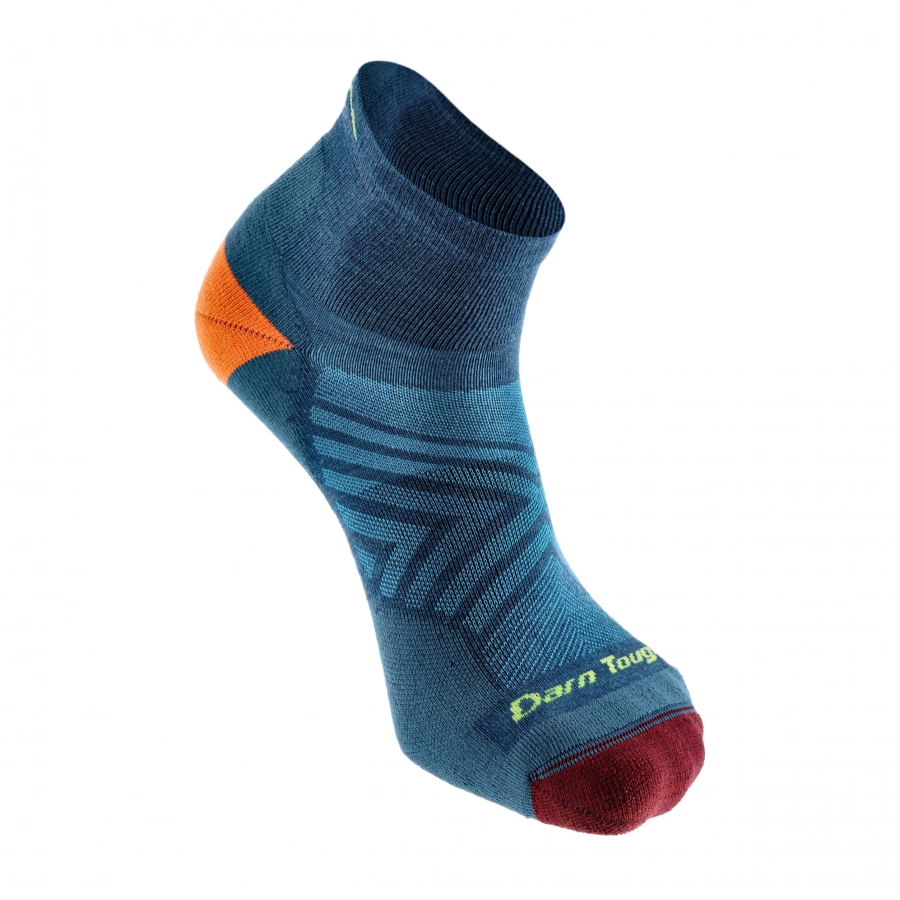 Skarpety do biegania męskie Darn Tough Run Dark Teal 3/7