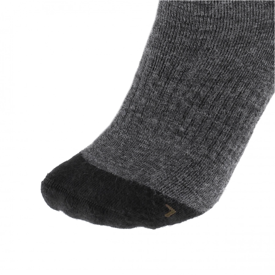Skarpety męskie Brubeck Trekking Merino grafitowo - khaki 4/6