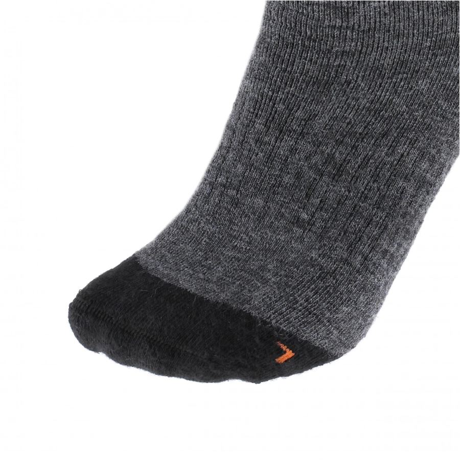 Skarpety męskie Brubeck Trekking Merino grafitowo - pomarańczowe 4/6
