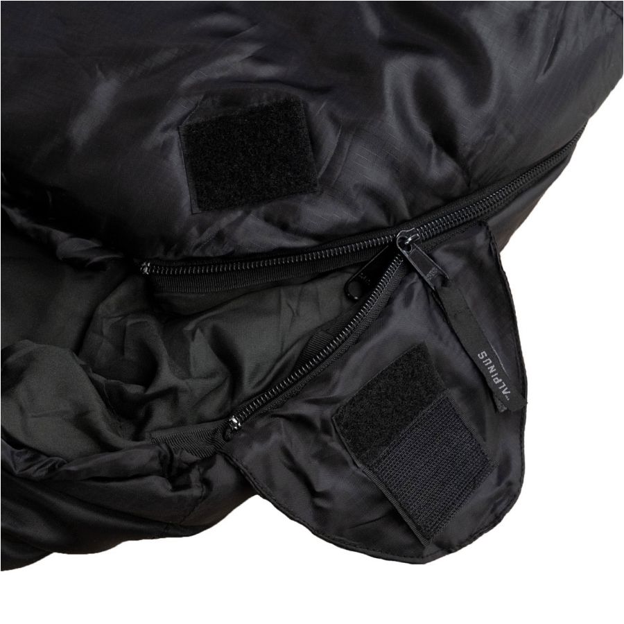 Sleeping bag Alpinus Classic 1050 black and tan. LZ 4/6