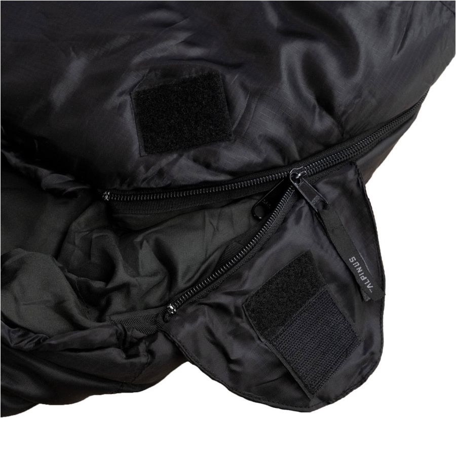 Sleeping bag Alpinus Classic 1050 black and tan. PZ 4/6