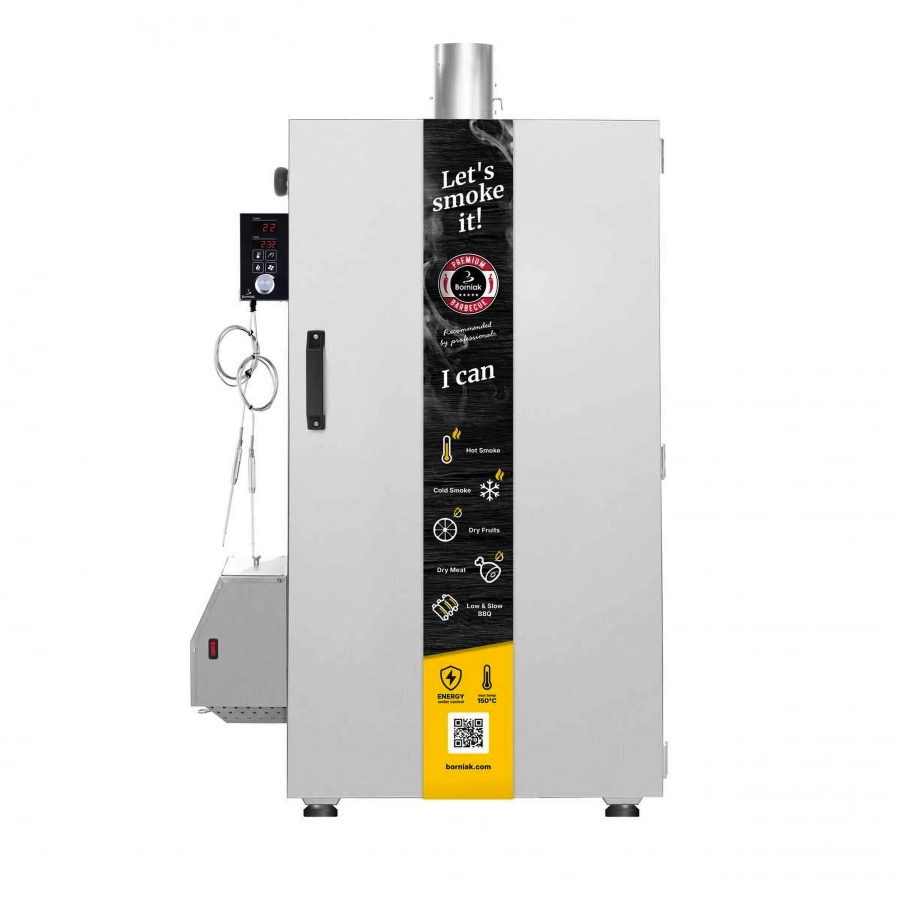 Smoker Borniak 150 BBQ INOX WiFi BBDSW-150 1/4