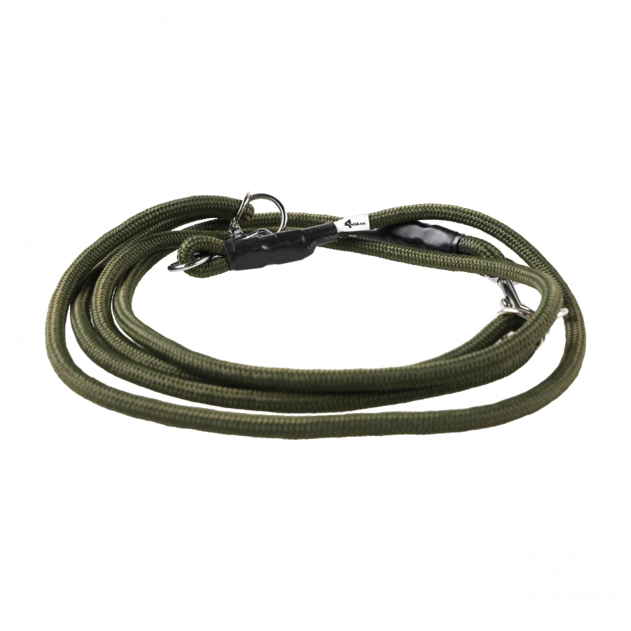 Smycz przepinana 4wild 260 cm 8 mm khaki 1/3