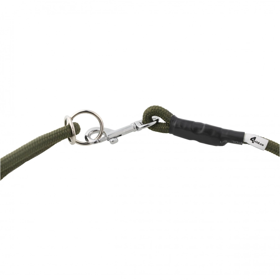 Smycz przepinana 4wild 260 cm 8 mm khaki 2/3
