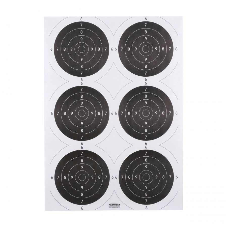 Sniper 100m competition shooting target - pack of 50 1/1