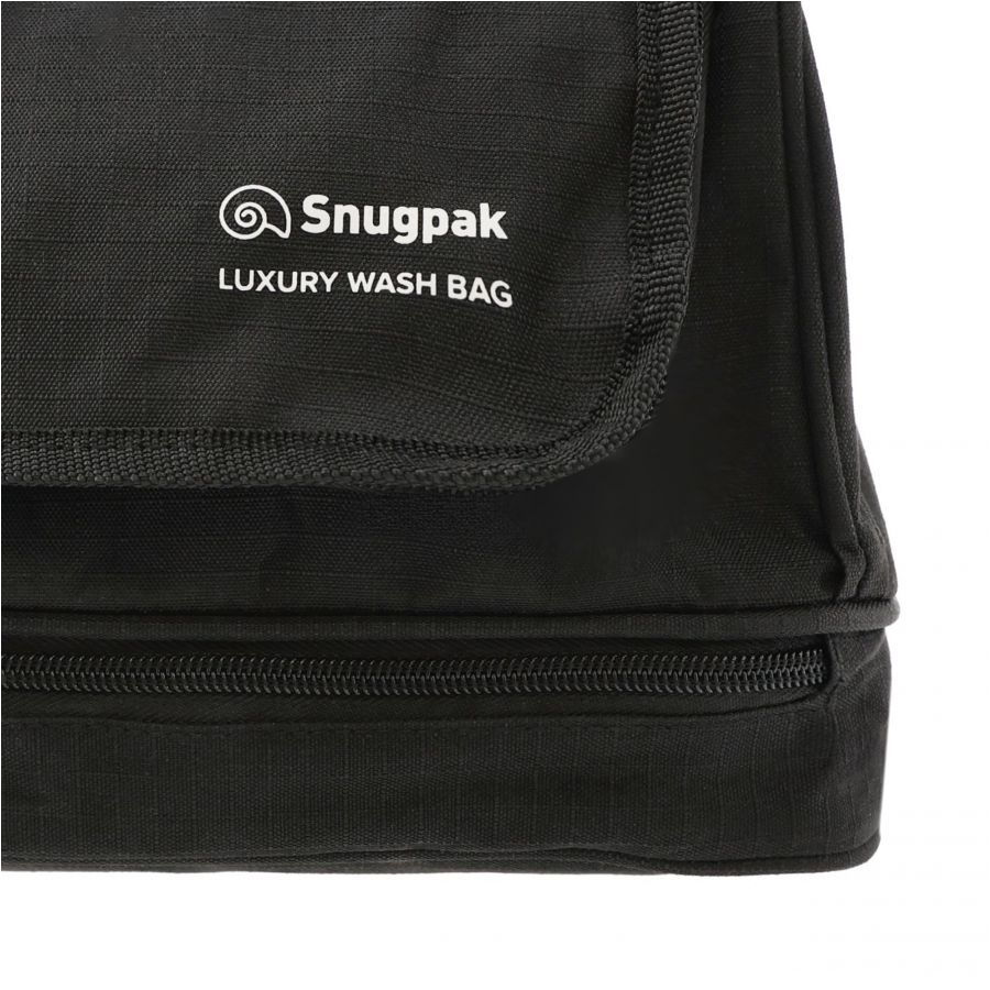Snugpak Cosmetic Luxury Wash Bag black 3/4