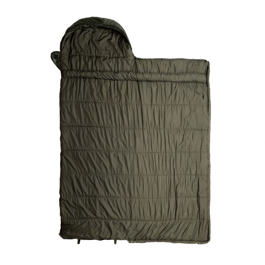Snugpak Navigator olive sleeping bag for left-handed people 3/4