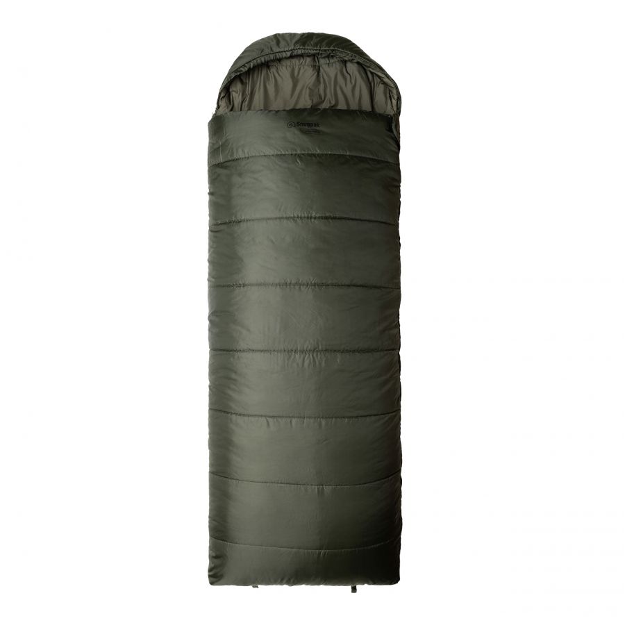 Snugpak Navigator olive sleeping bag for right-handers. 1/4