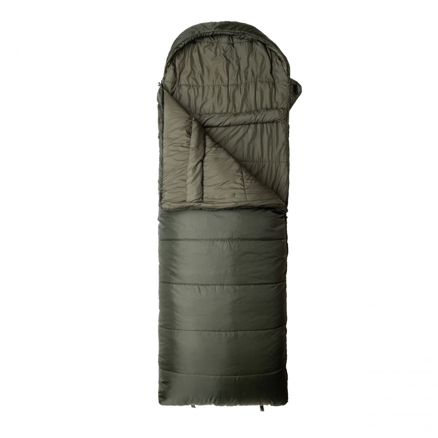 Snugpak Navigator olive sleeping bag for right-handers. 2/4