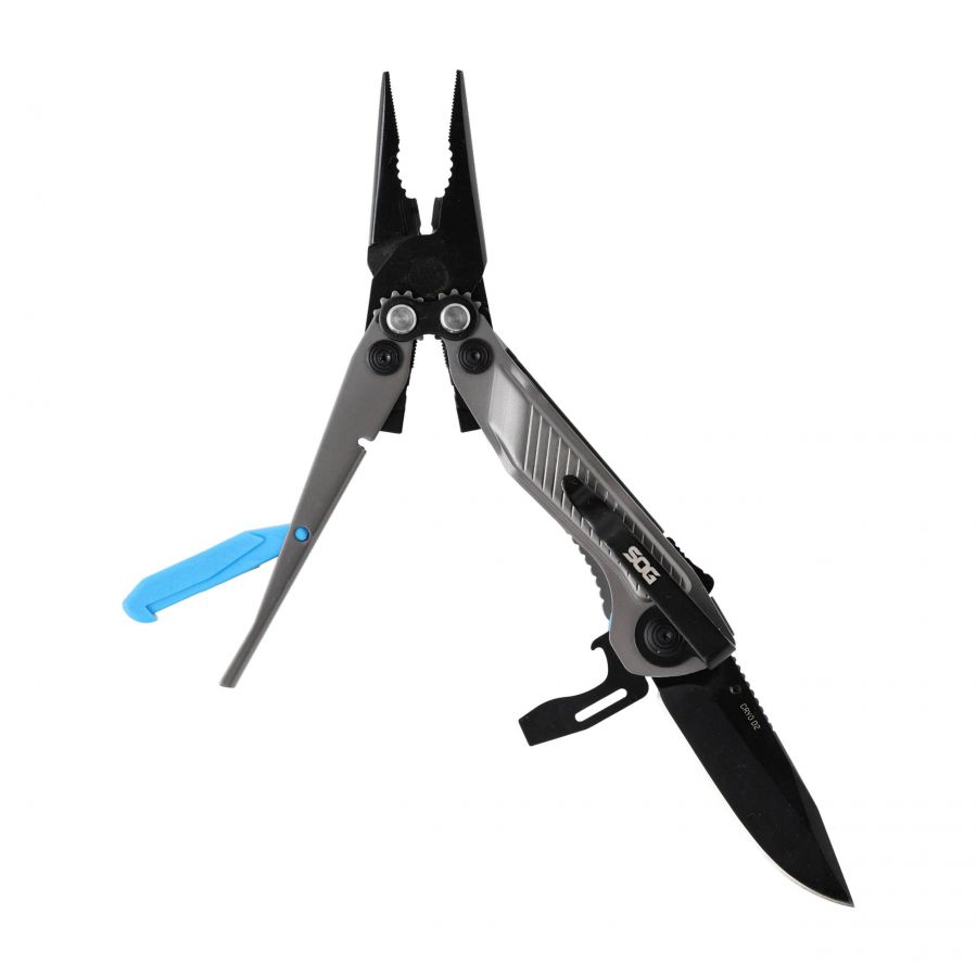 Sog Flash MT Urban Gray &amp; Cyan Multitool 2/6