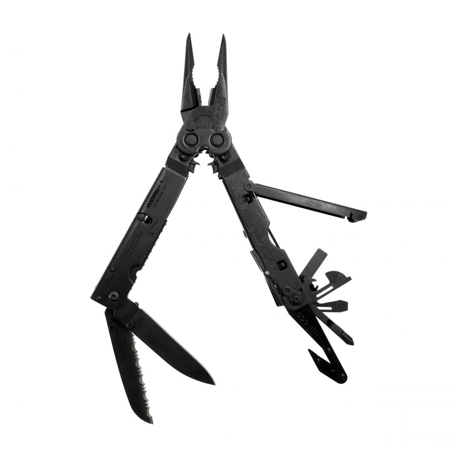 Sog PowerAssist Black multitool with carrying case 1/7