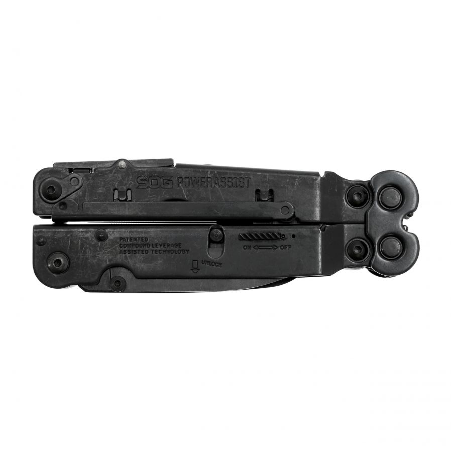 Sog PowerAssist Black multitool with carrying case 4/7