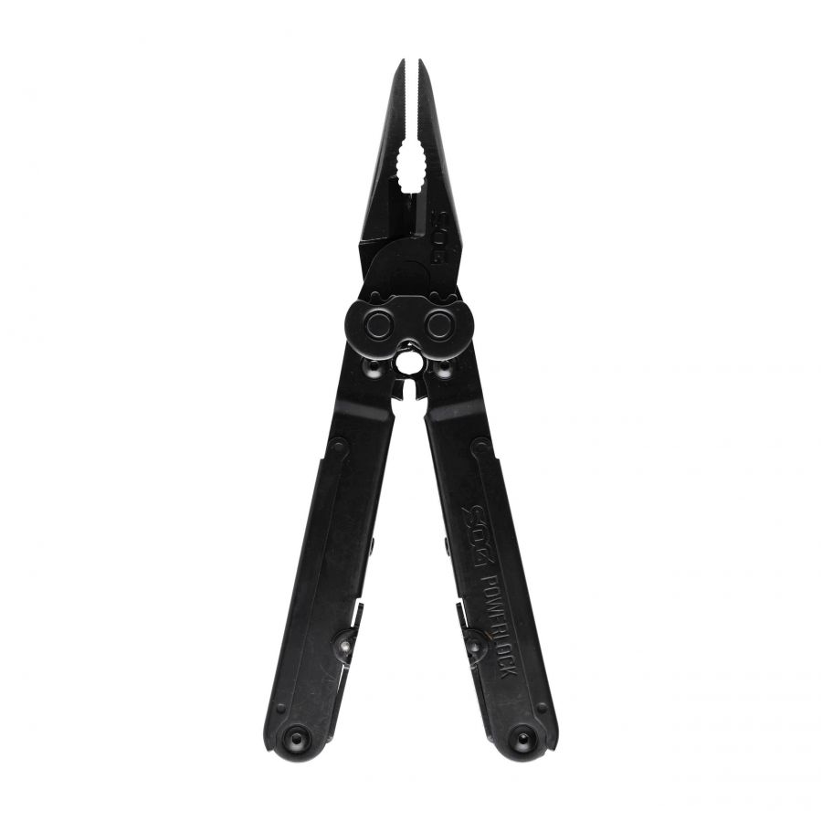 Sog PowerLock Black multitool with carrying case 3/8