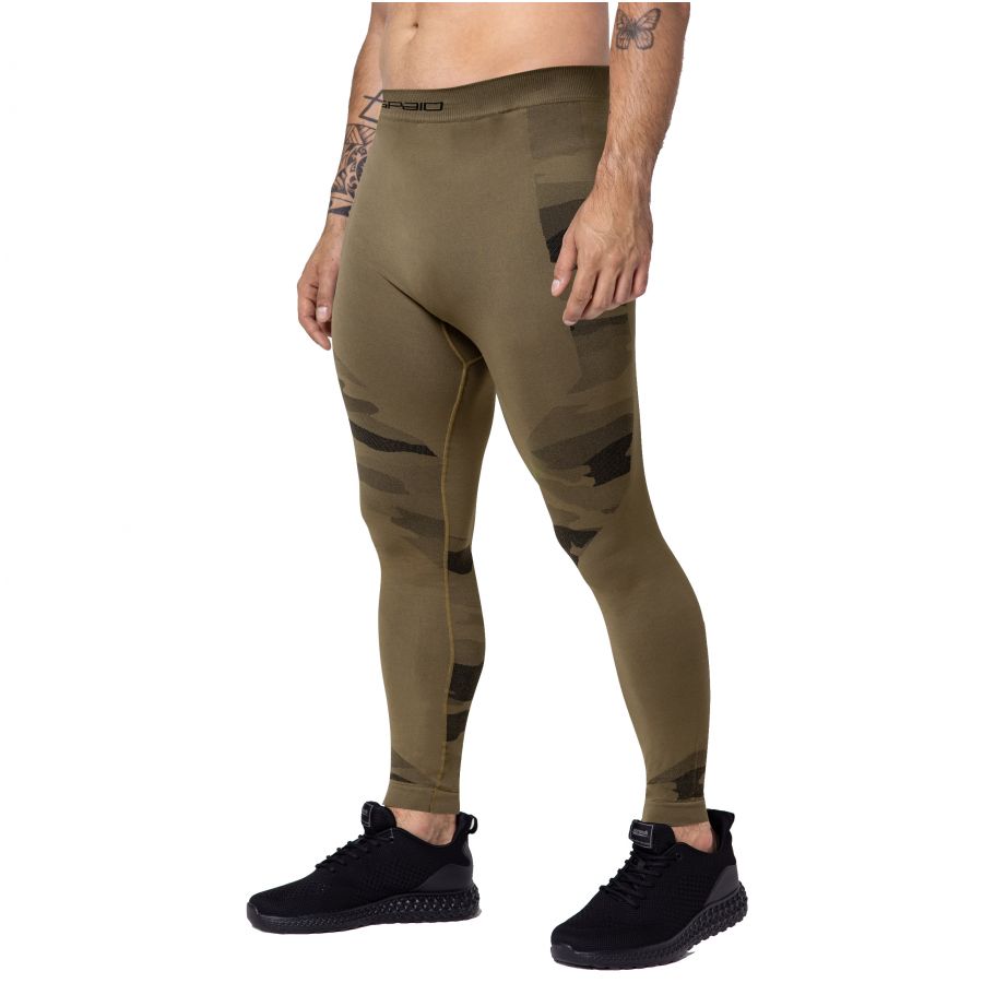 Spaio Military men's leggings sand green 1/4