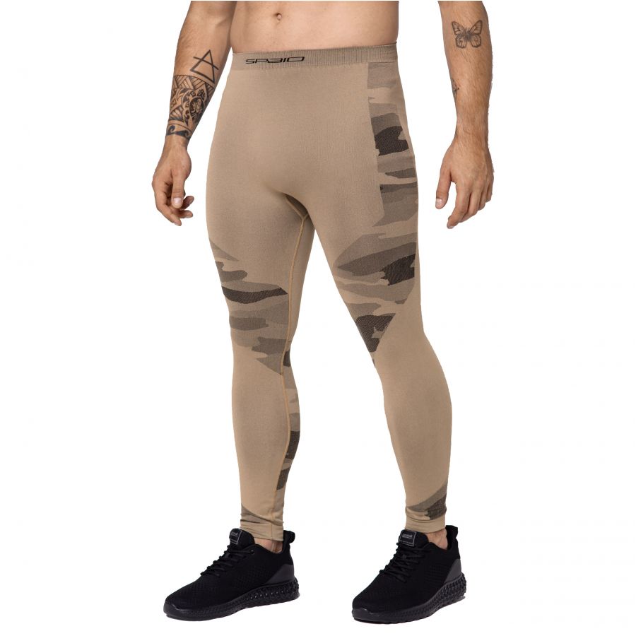 Spaio Military sand men's leggings 1/3