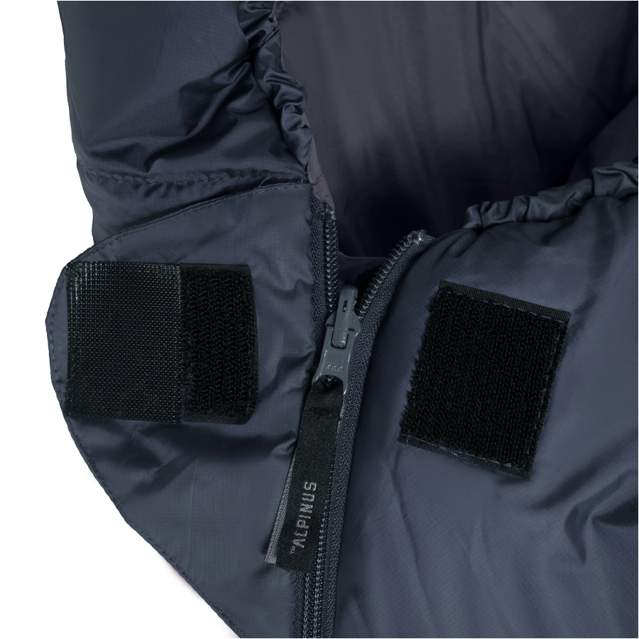 Śpiwór Alpinus Fiber Pro 1100 dla leworęcznych, szary 3/7