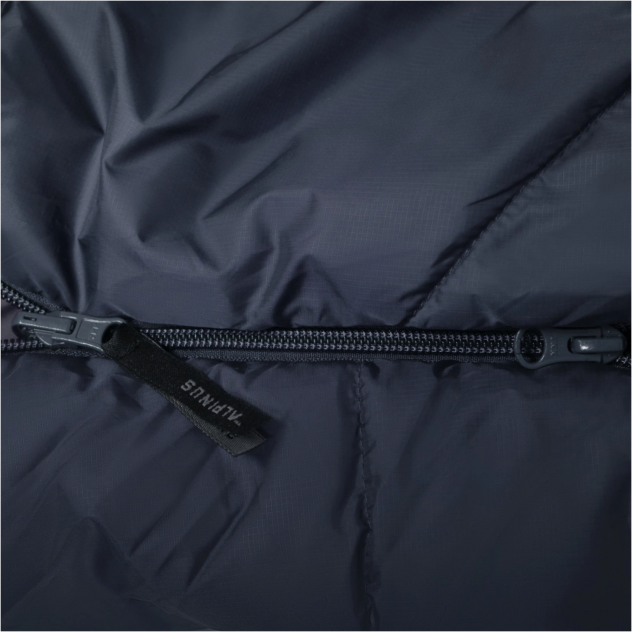 Śpiwór Alpinus Fiber Pro 1100 dla leworęcznych, szary 4/7