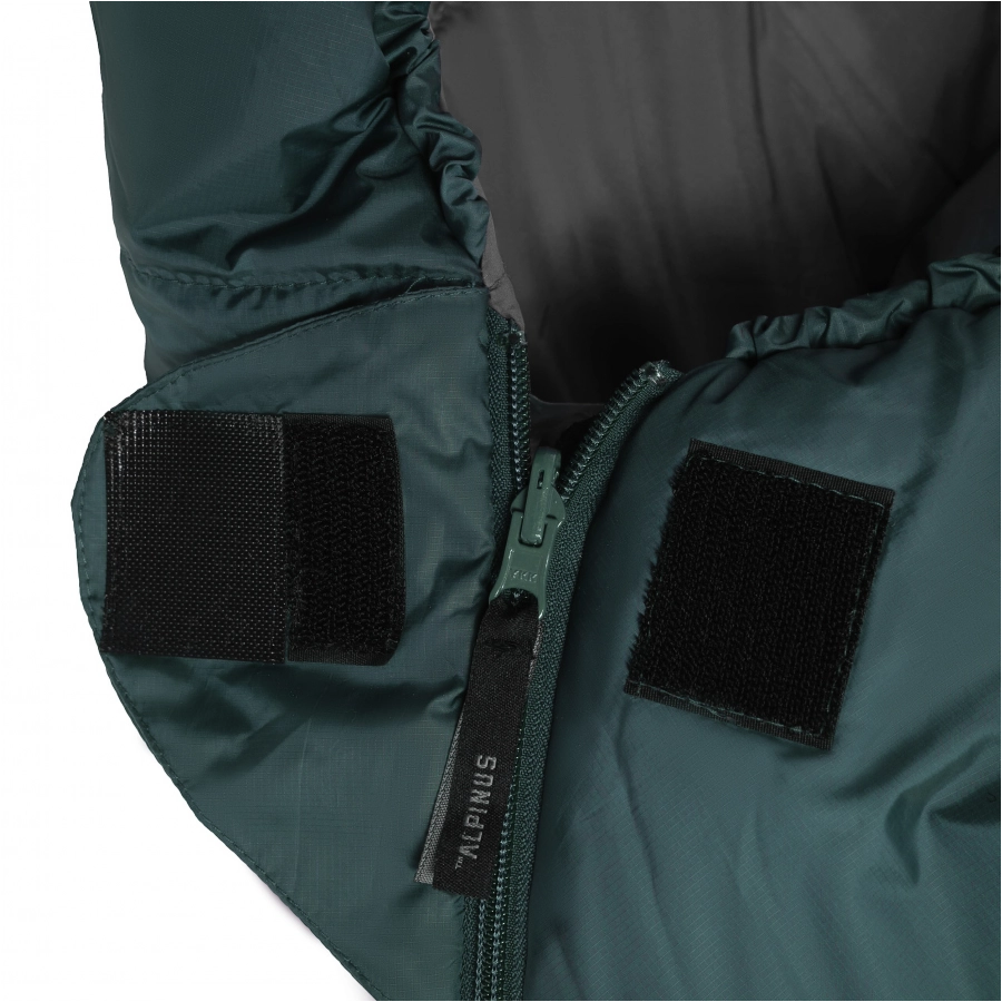 Śpiwór Alpinus Fiber Pro 800 dla praworęcznych, zielony 3/6