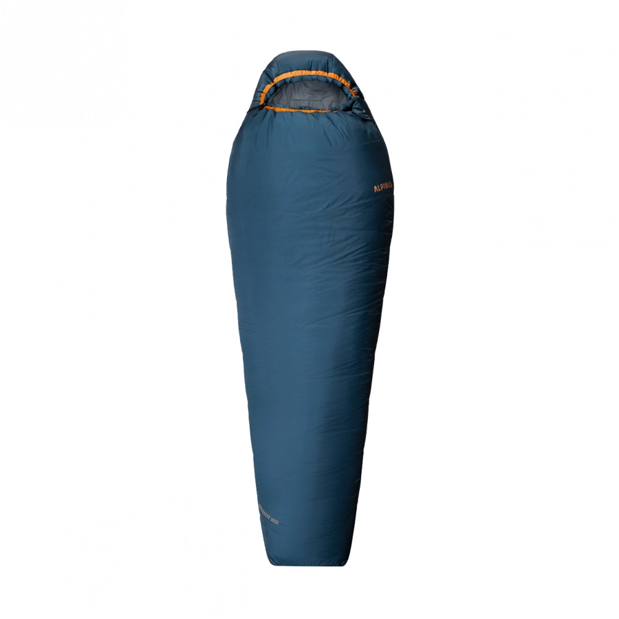 Śpiwór Alpinus Ultralight 1000 niebieski dla praworęcznych 1/11