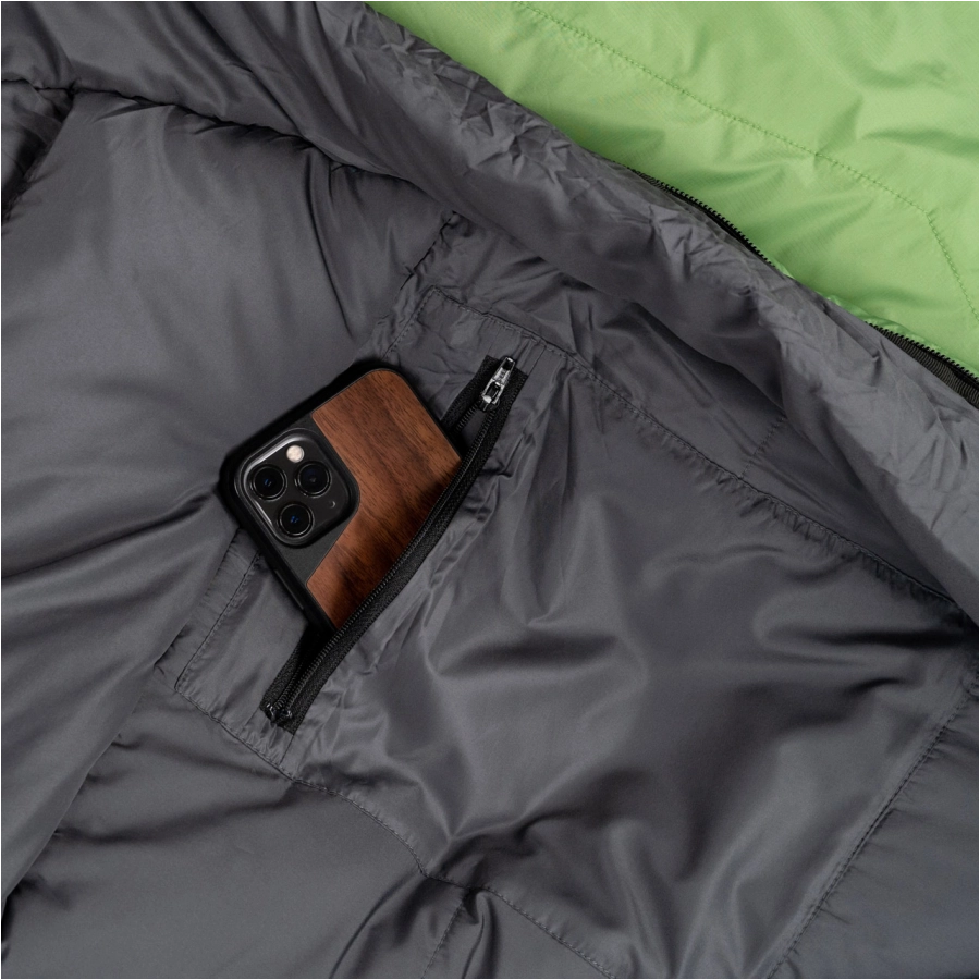 Śpiwór Alpinus Ultralight 850 zielony dla leworęcznych 4/11