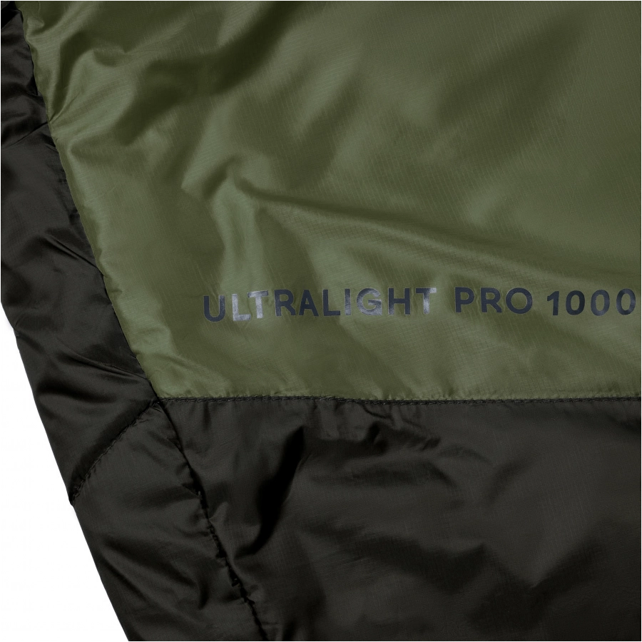 Śpiwór Alpinus Ultralight Pro 1000 dla praworęcznych, zielony 2/7