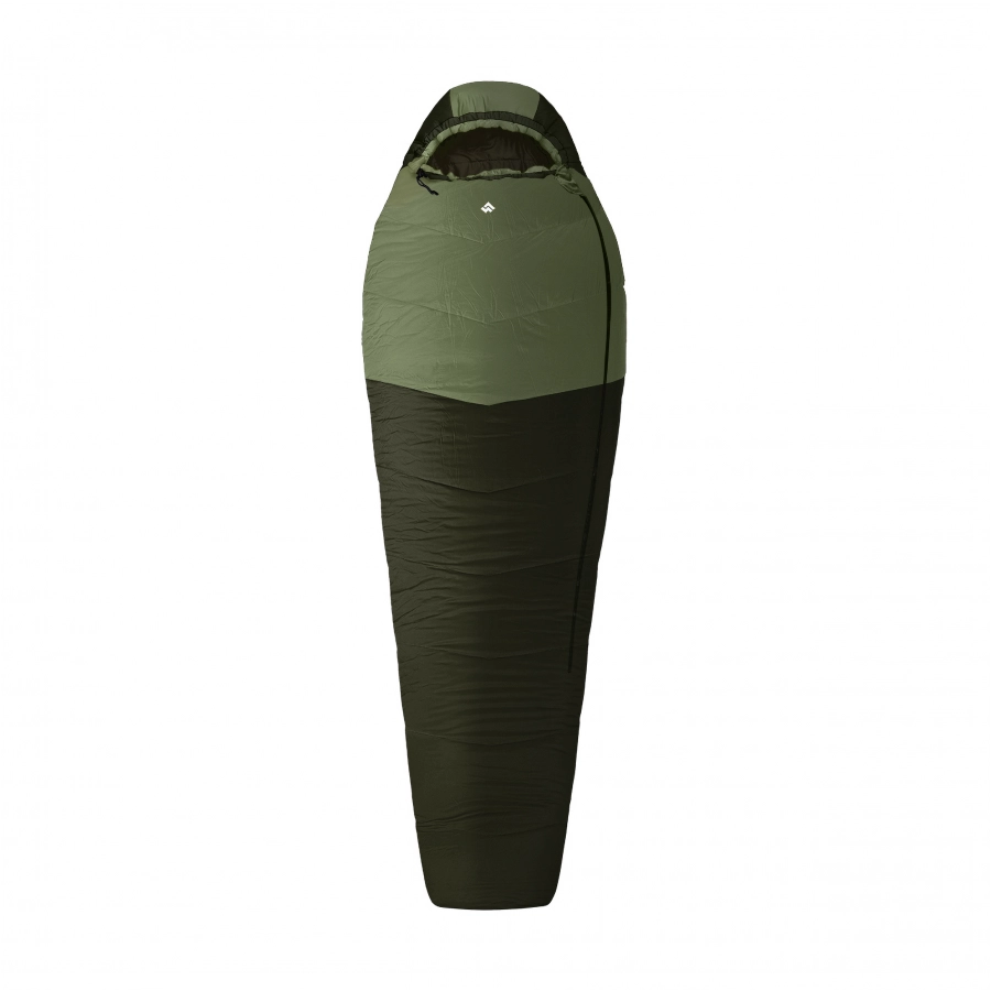 Śpiwór Alpinus Ultralight Pro 1000 dla praworęcznych, zielony 1/7
