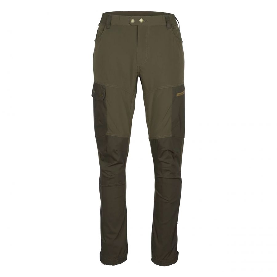 Spodnie męskie Pinewood Finnveden Hybrid Trail brązowo/oliwkowe 1/2