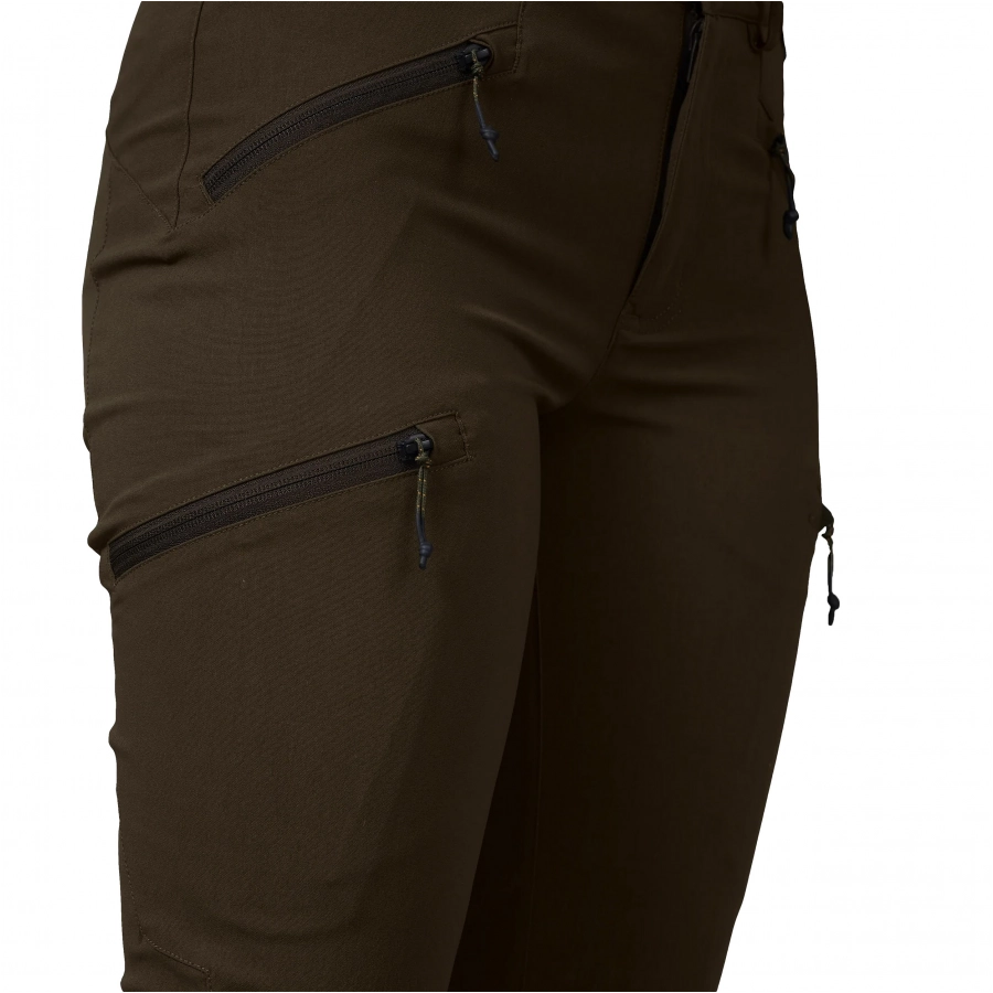 Spodnie myśliwskie damskie Seeland Larch stretch Pine green 4/9