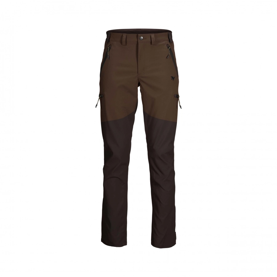 Spodnie myśliwskie Seeland Outdoor stretch Pinecone / Dark brown 1/2
