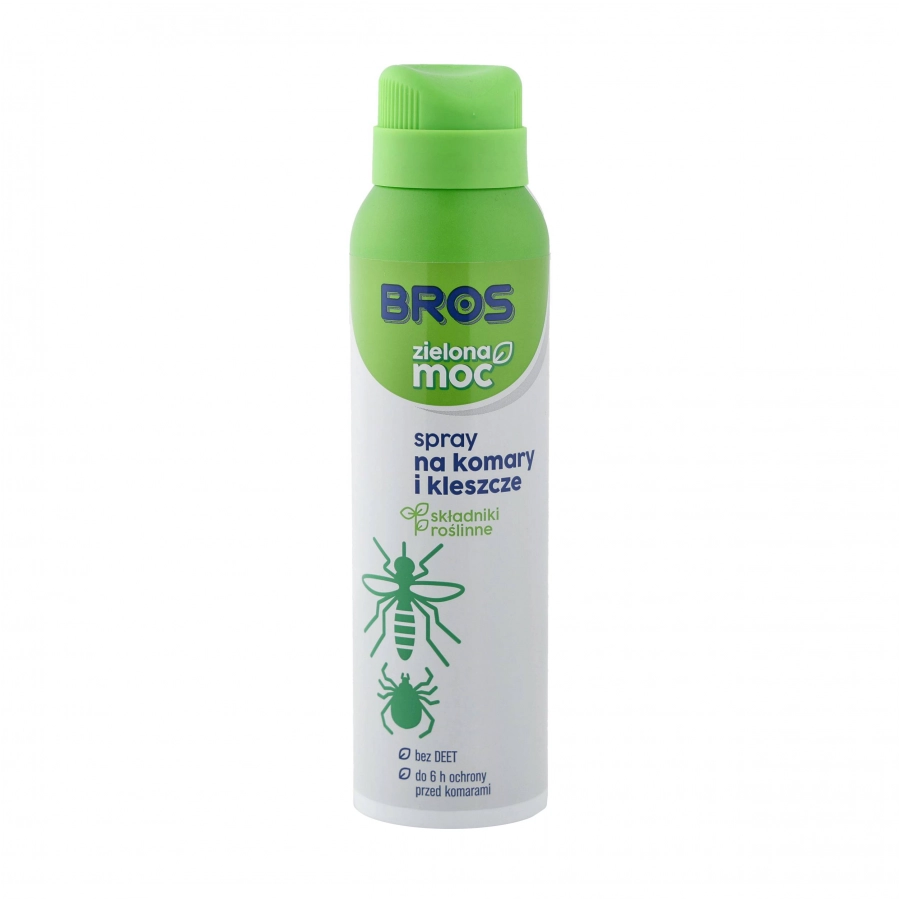 Spray Bros na komary i kleszcze 90 ml, zielona moc 1/2