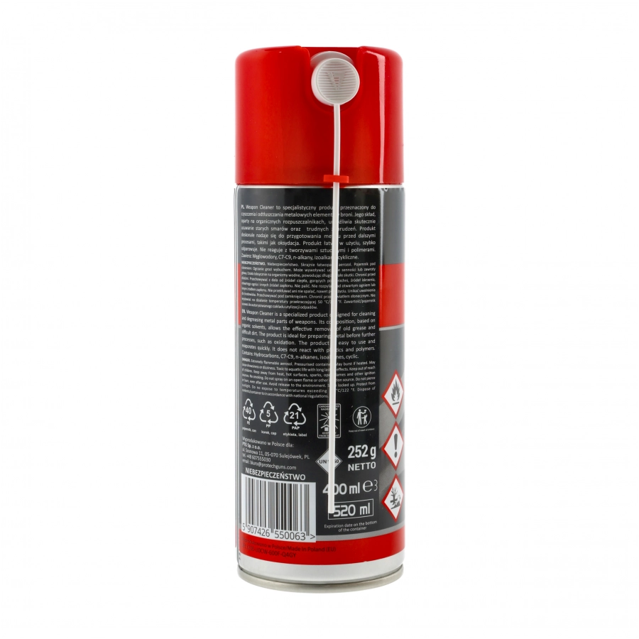 Spray do czyszczenia broni Pro Tech Guns Weapon Cleaner 400 ml 2/4