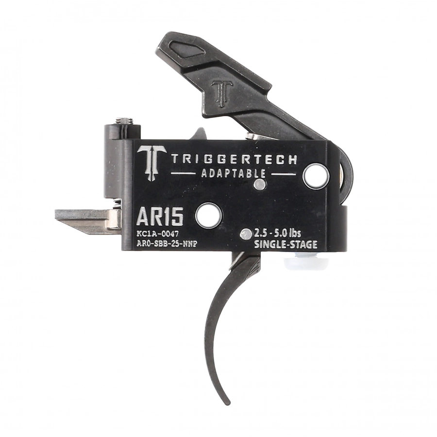 Spust Triggertech AR15 Adaptable Pro Curved - język spustowy wygięty - Single Stage 1/4