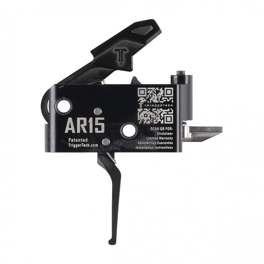 Spust Triggertech AR15 Adaptable PVD Black Flat- język spustowy prosty - Two Stage 2/4