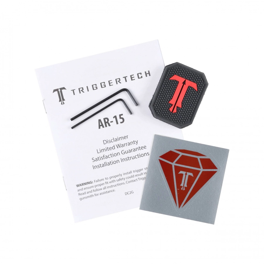 Spust Triggertech AR15 Diamond Pro Curved - język spustowy wygięty - Two Stage 4/4