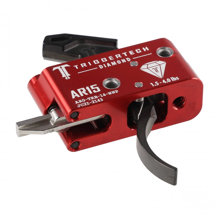 Spust Triggertech AR15 Diamond Pro Curved - język spustowy wygięty - Two Stage 3/4