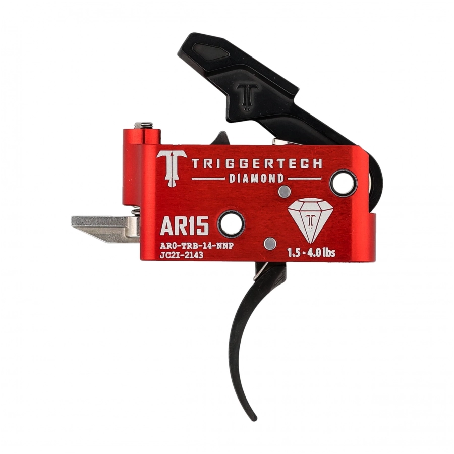 Spust Triggertech AR15 Diamond Pro Curved - język spustowy wygięty - Two Stage 1/4