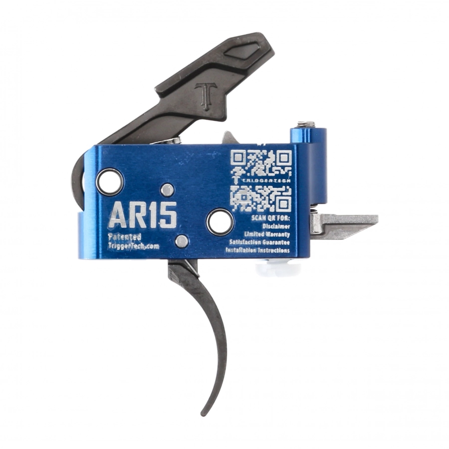 Spust Triggertech AR15 Diamond PVD Black Curved- język spustowy zagięty - Single Stage 2/4