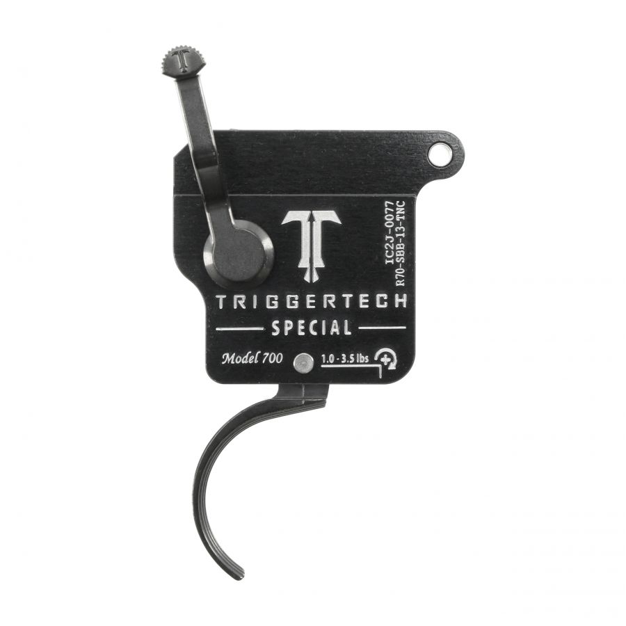 Spust Triggertech R700 Special PVD Black Curved - język spustowy wygięty - One Stage 1/4