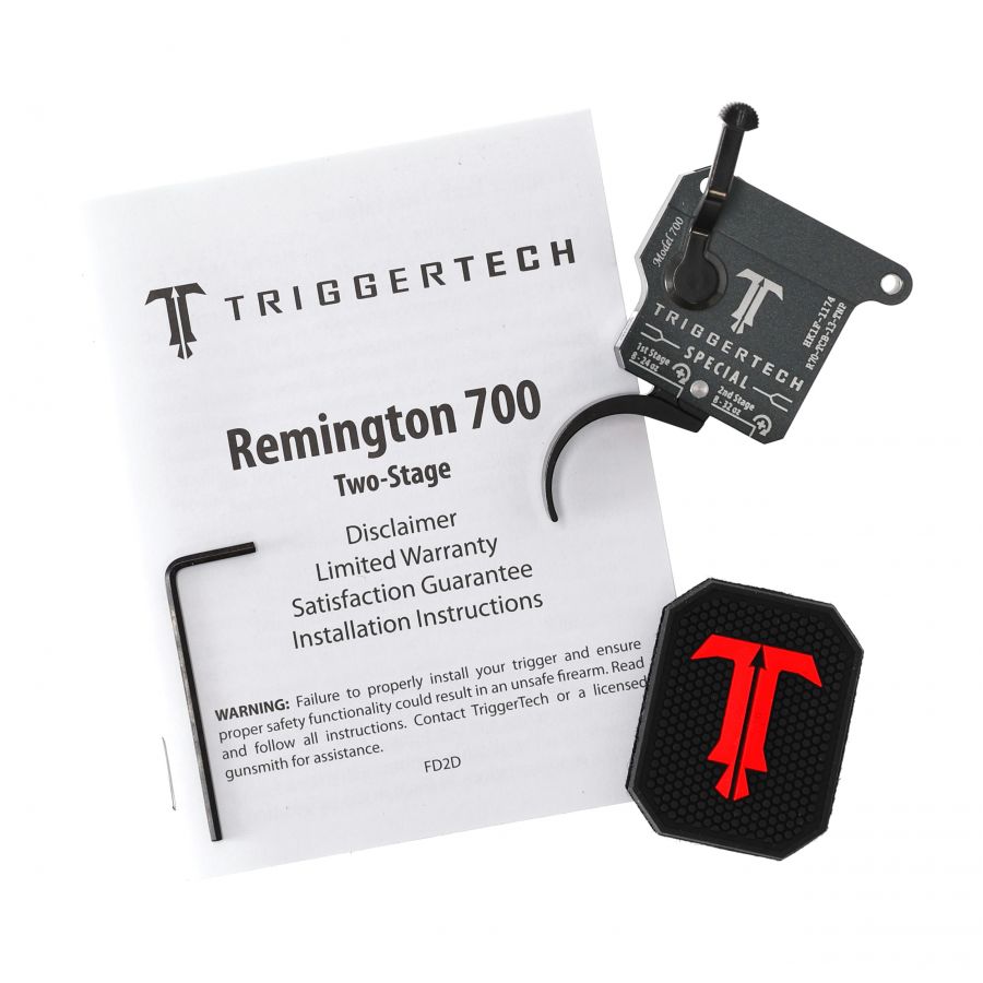 Spust Triggertech R700 Special PVD Black Pro Curved - język spustowy wygięty - Two Stage 4/4