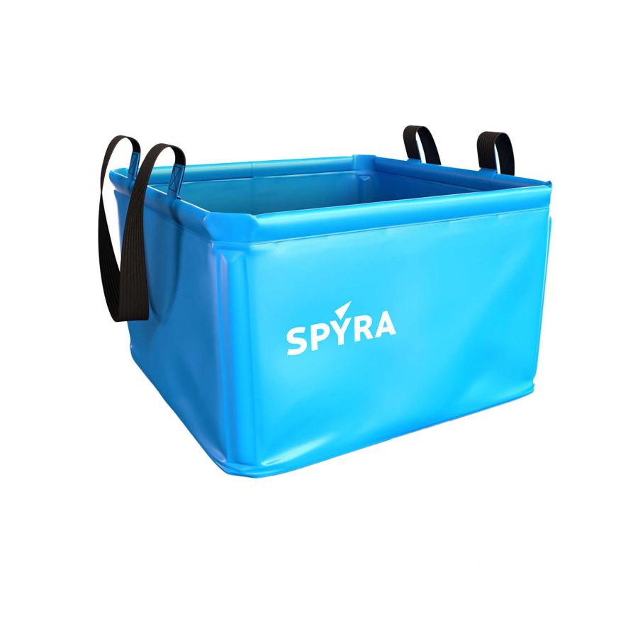 SpyraBase collapsible water bucket blue 1/6