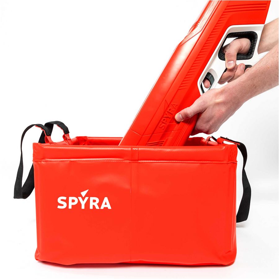 SpyraBase collapsible water bucket red 2/6