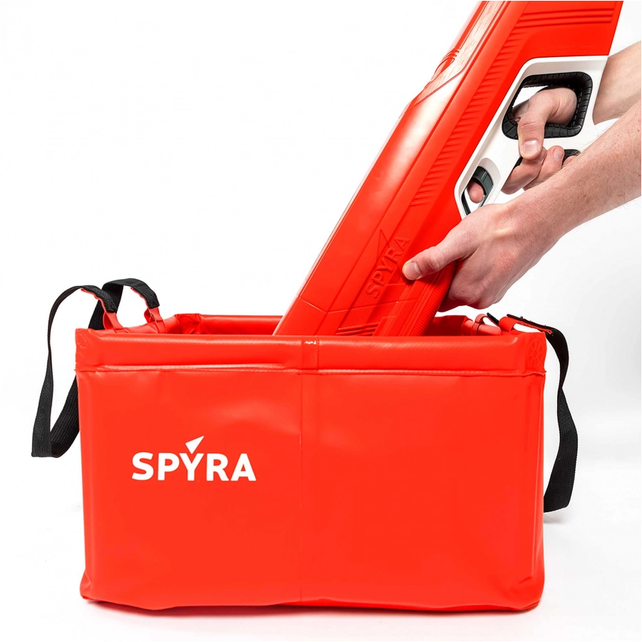 SpyraBase collapsible water bucket red 2/6