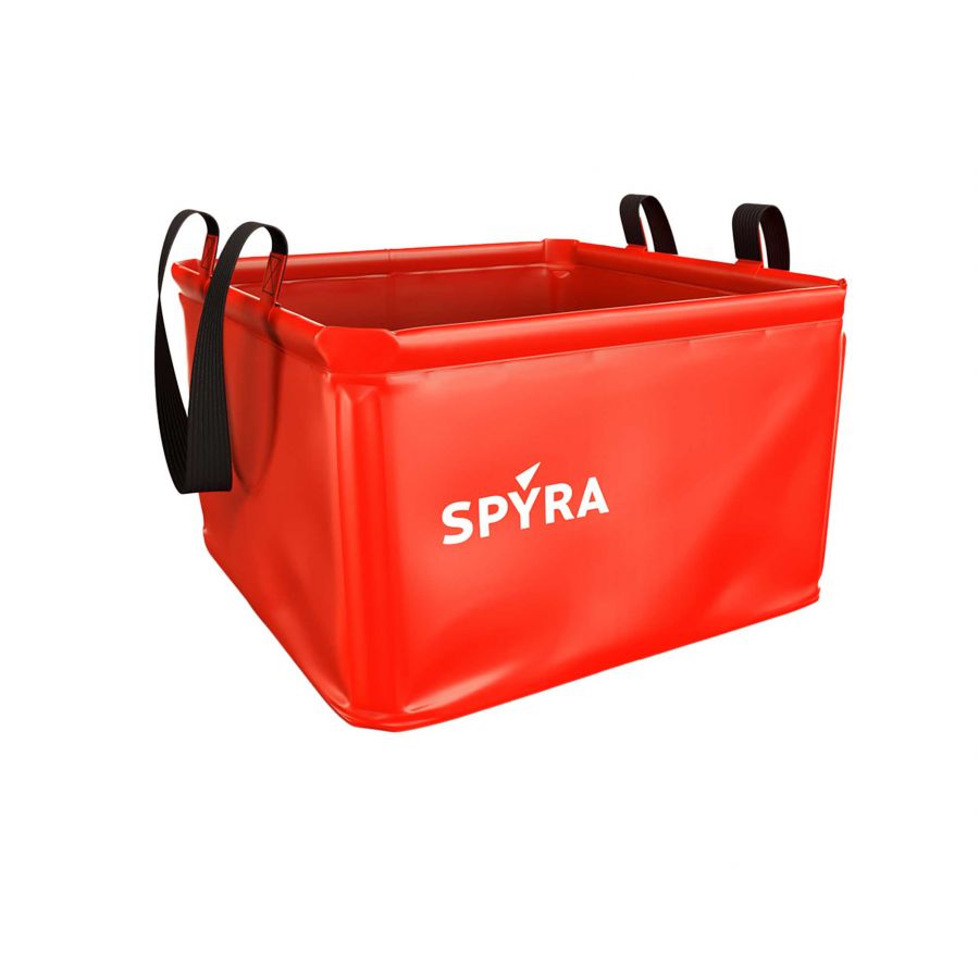 SpyraBase collapsible water bucket red 1/6