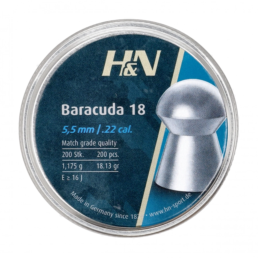 Śrut diabolo H&N Baracuda 18 5,52 mm 200 szt. 1/4