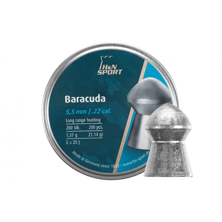 Śrut diabolo H&N Baracuda 5,5 mm 200 szt. 1/3