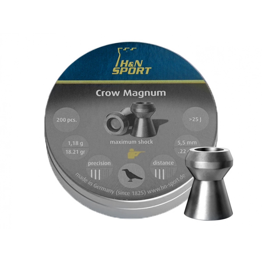 Śrut diabolo H&N Crow Magnum 5,5 mm 200 szt. 2/2