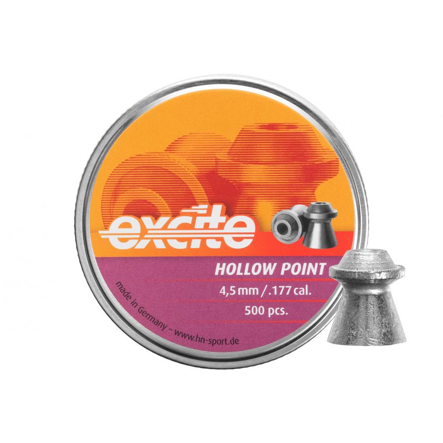 Śrut diabolo H&N Excite Hollow Point 4,5 mm 500 szt. 1/3